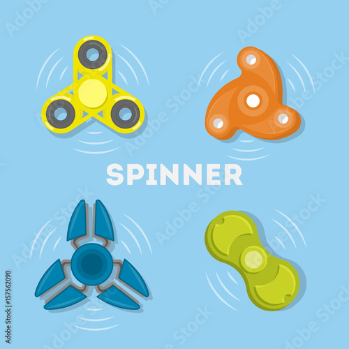 Hand spinner set.