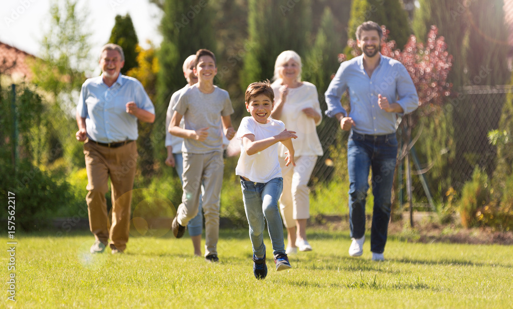 Fototapeta premium Family outdoors 