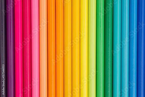 Colorful pencil crayon education background