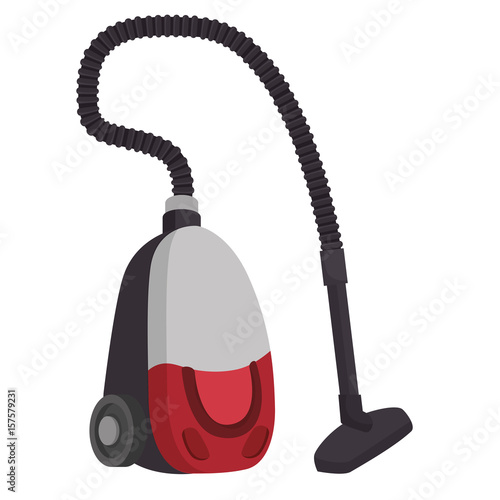 Vacuum cleaner isolated icon vector illustration design