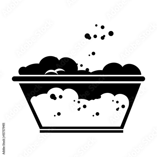 Tank for soaking in laundry vector illustration design