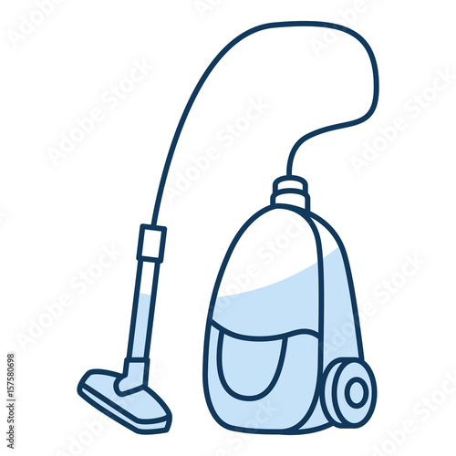 Vacuum cleaner isolated icon vector illustration design