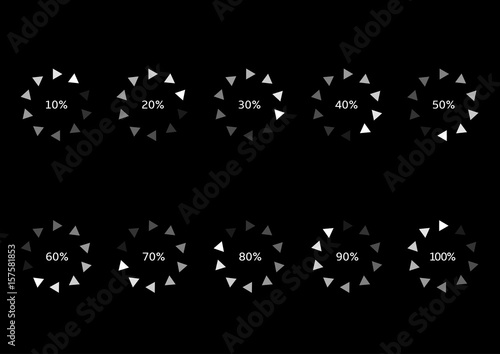 Loader progress icons