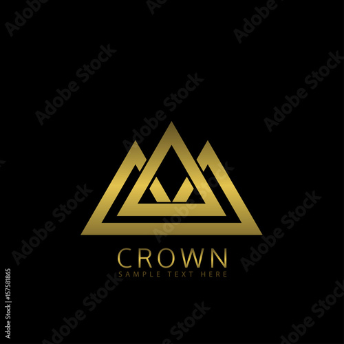 Golden crown icon
