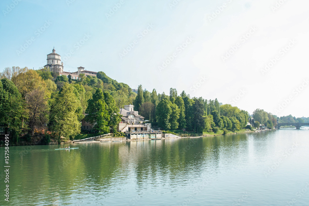Fototapeta premium River Po at Turin