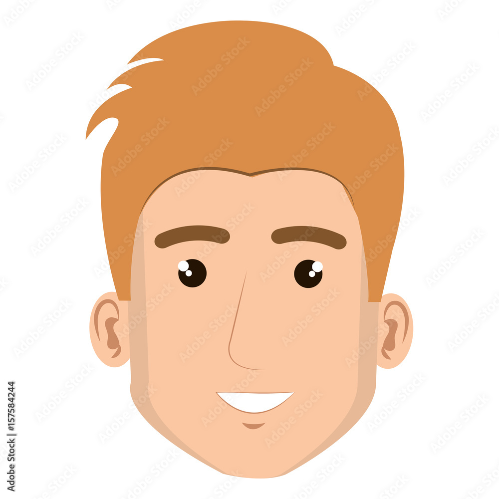 young man head avatar character vector illustration design young man head avatar character vector illustration design