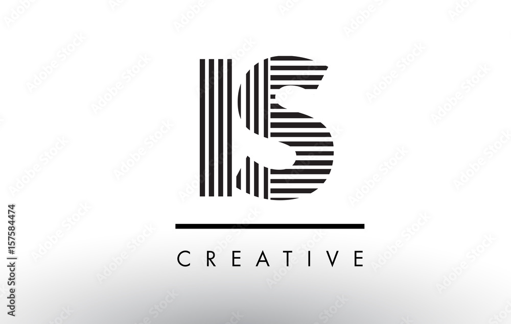 IS I S Black and White Lines Letter Logo Design. IS I S Black and White Lines Letter Logo Design.