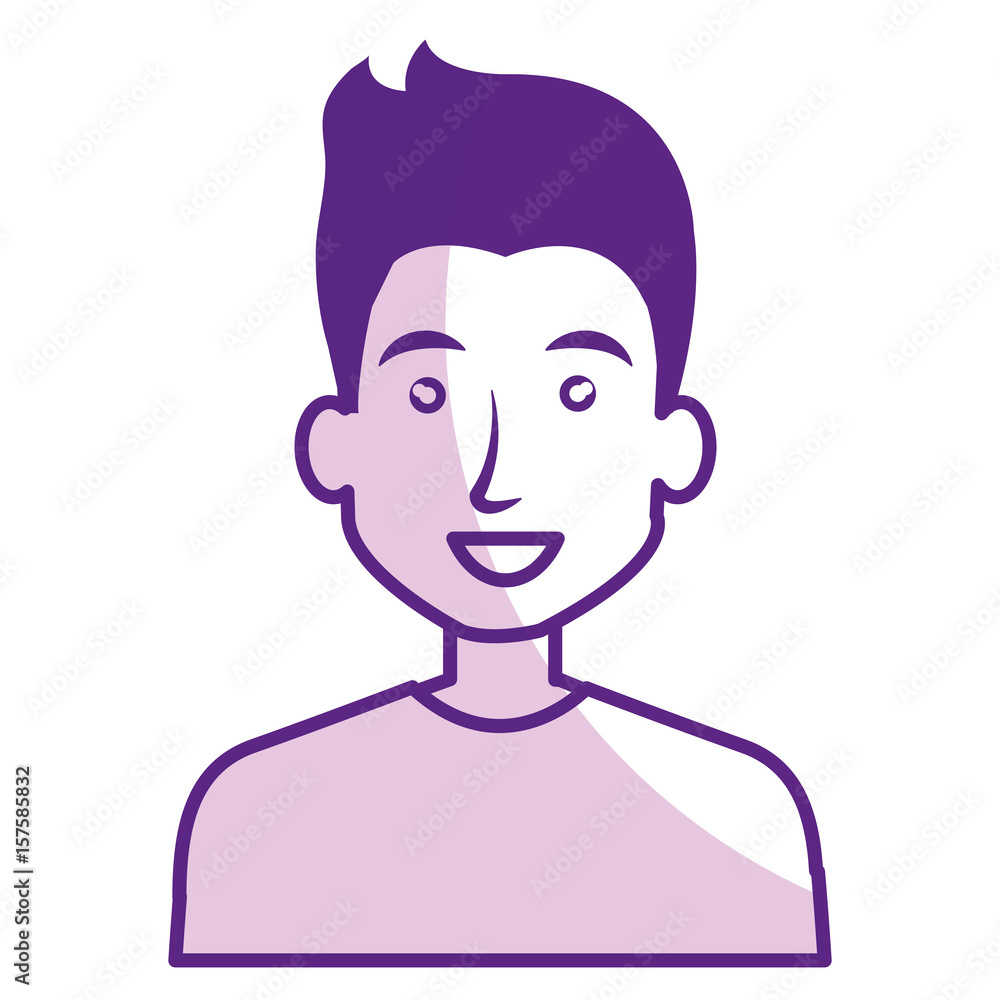 young man avatar character vector illustration design young man avatar character vector illustration design
