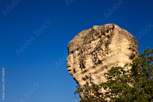 'Face of stone': Kubyshka rock, the mountainside of Crimea