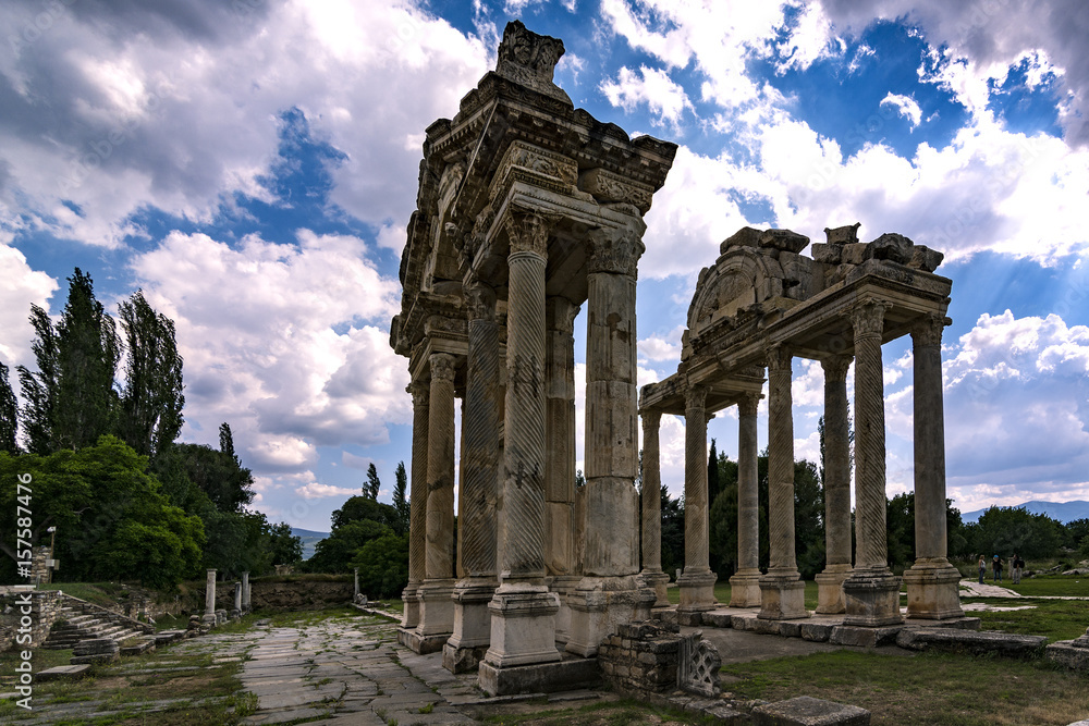 column,afrodisias,ancient city