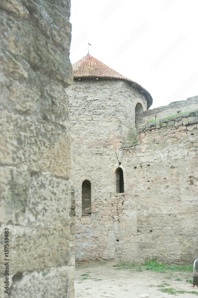 Bilhorod-Dnistrovskyi fortress is a historical and architectural monument of XIV centuries. Country Ukraine.