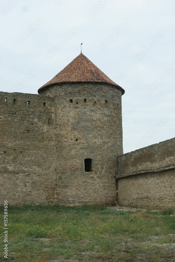 Bilhorod-Dnistrovskyi fortress is a historical and architectural monument of XIV centuries. Country Ukraine.