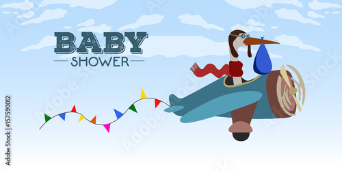 Baby shower invitational card