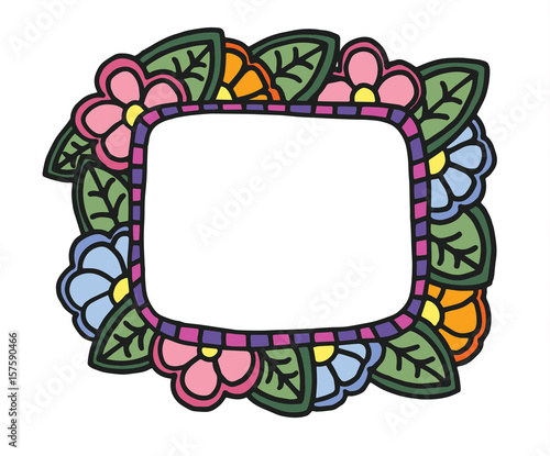 Floral frame