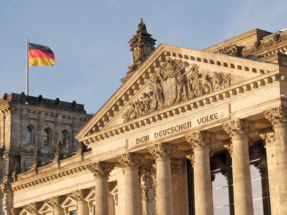 Fototapeta premium Germany, Berlin and the Reichstag