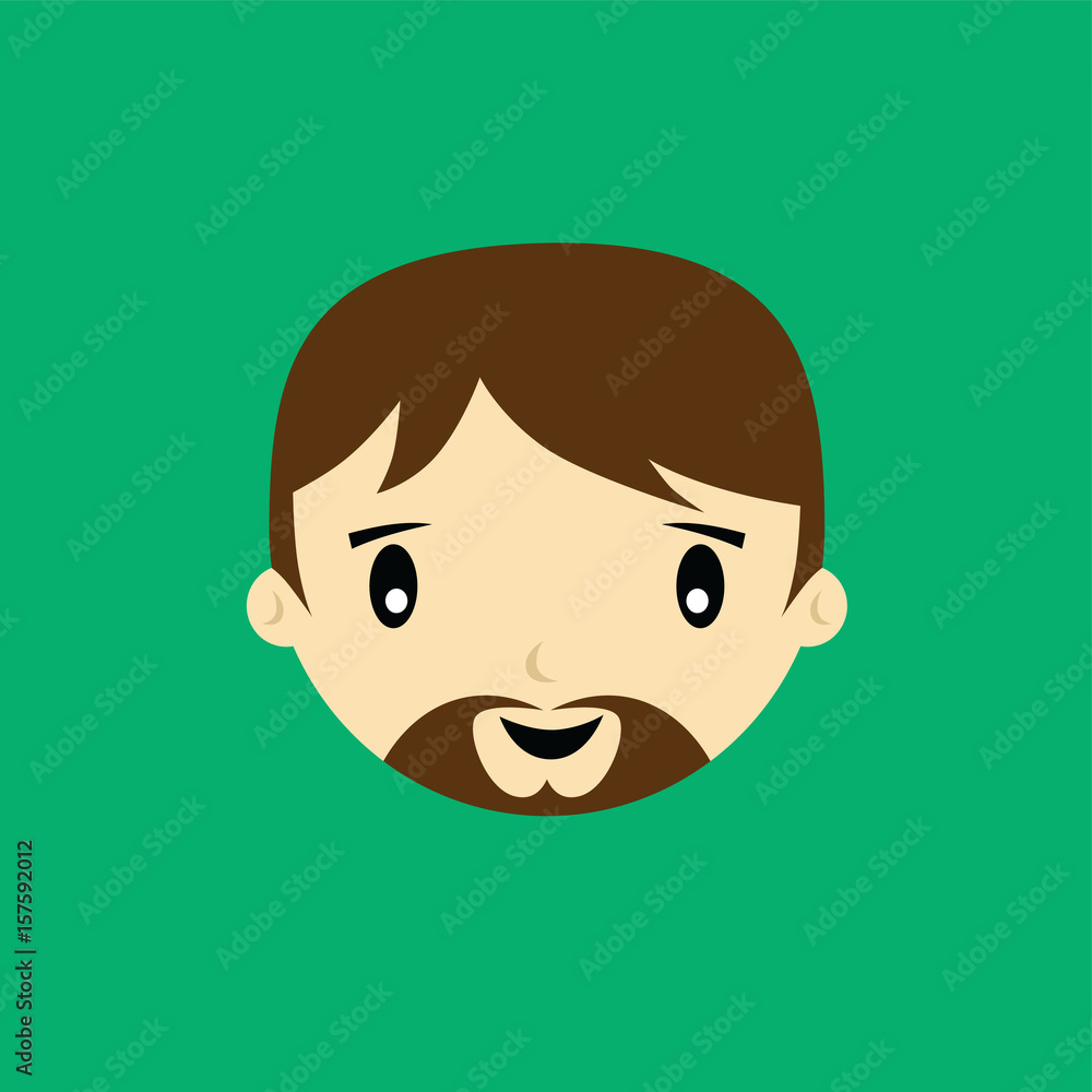 cartoon expression face male guy man vector art cartoon expression face male guy man vector art