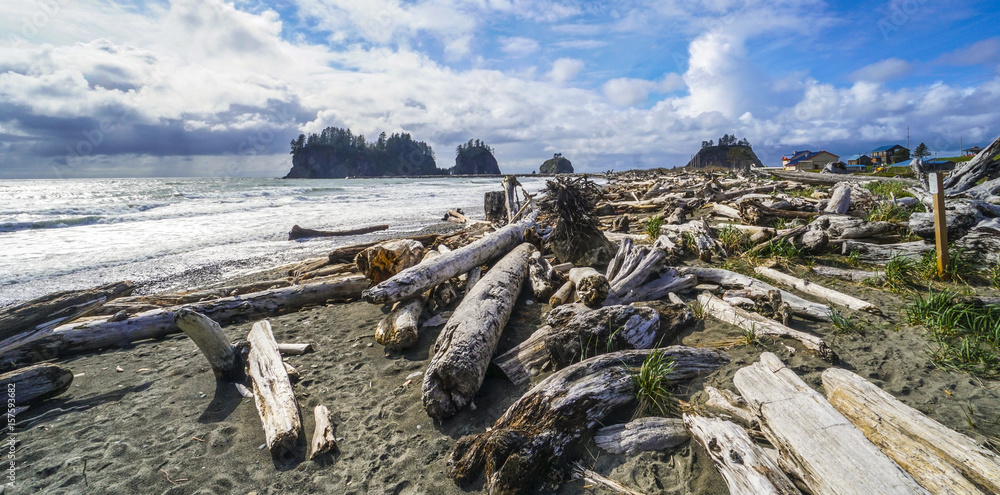 Beautiful coast line of La Push in Clallam County Washington - FORKS - WASHINGTON Beautiful coast line of La Push in Clallam County Washington - FORKS - WASHINGTON