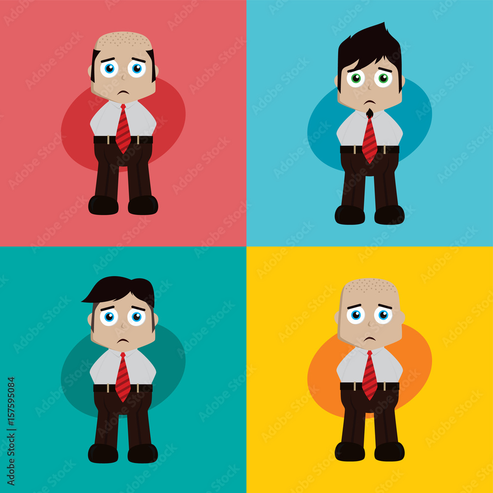 businessman manager at work cartoon vector art businessman manager at work cartoon vector art