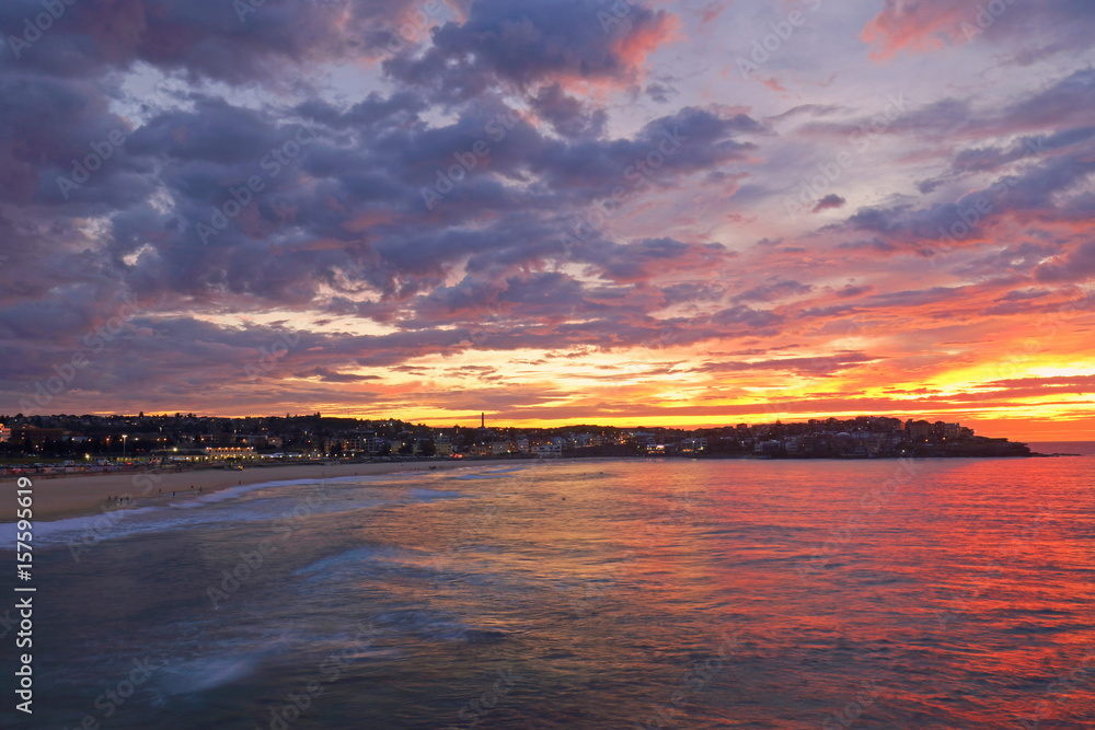 Bondi beach sunrise, Sydney, Australia