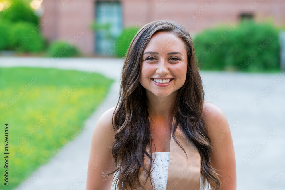 College Graduation Photo on University Campus College Graduation Photo on University Campus