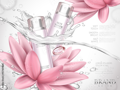lotus skin toner ad