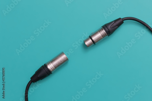 XLR cable microphone connector