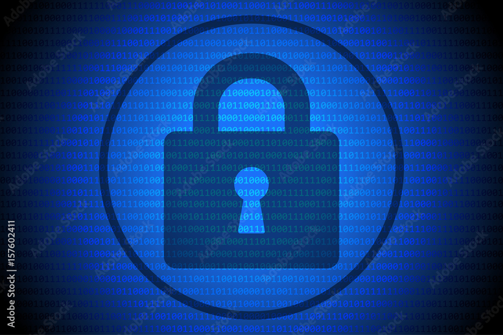 Blue Future Technology Internet Security Background Blue Future Technology Internet Security Background