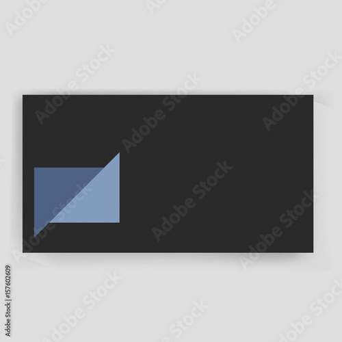Business card vector illustration information contact