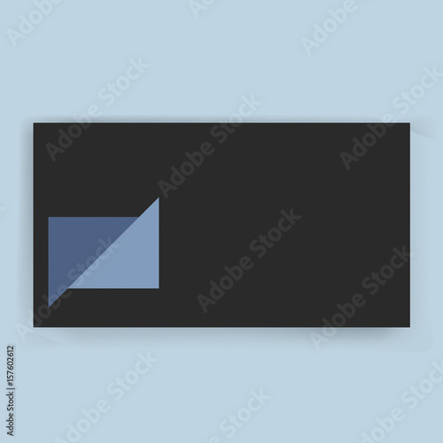 Business card vector illustration information contact