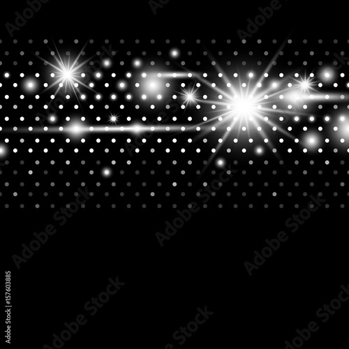 Vector abstract background of disco light design in the dark room
