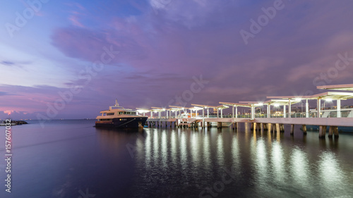 Water terminal in Manila bay © MilletStudio