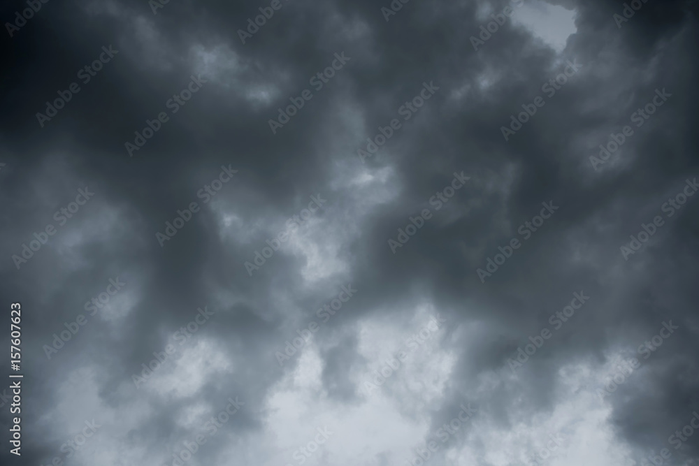 Dark sky and black cloud Dark sky and black cloud