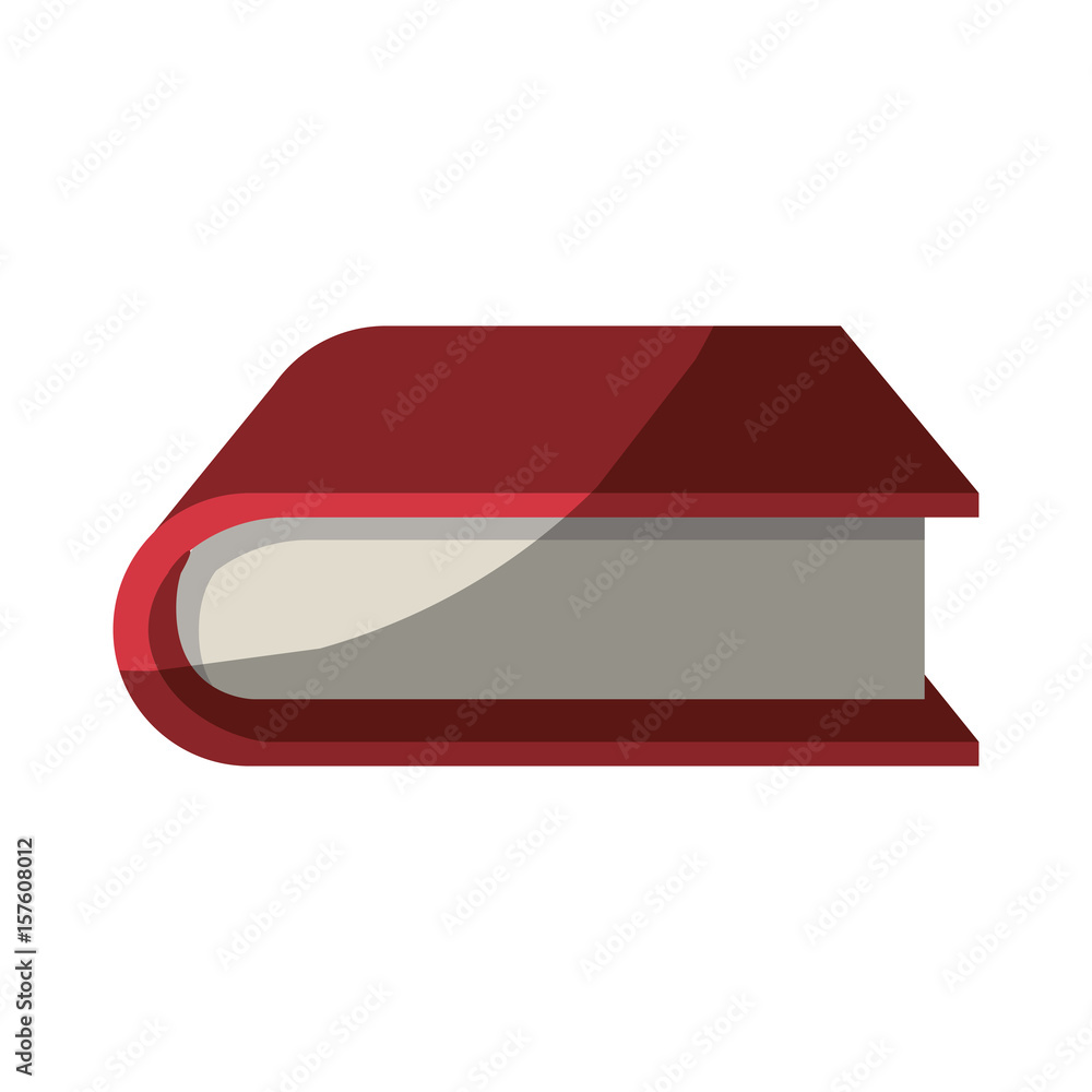 colorful graphic of thick book without contour and half shadow vector illustration colorful graphic of thick book without contour and half shadow vector illustration