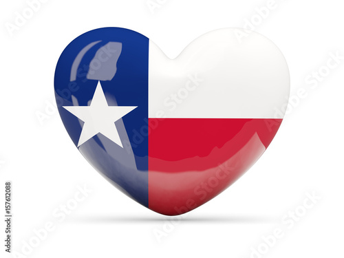 Flag of texas, US state heart icon Free Download Flag of texas, US state heart icon - GFXLoad