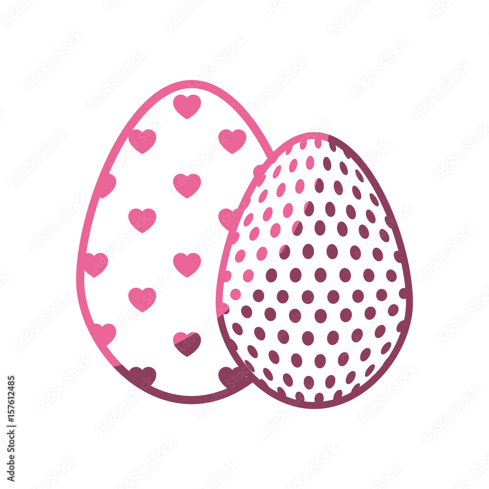 Eggs easter day icon vector illustration graphic design Eggs easter day icon vector illustration graphic design