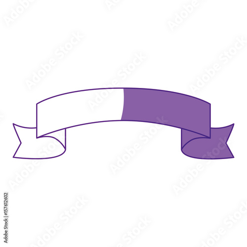 Ribbon banner isolated icon vector illustration graphic design