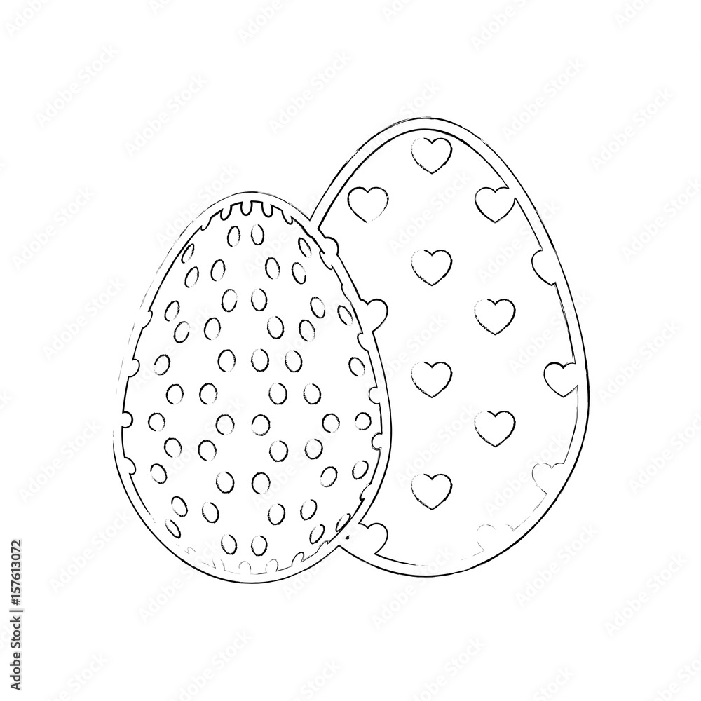 Eggs easter day icon vector illustration graphic design Eggs easter day icon vector illustration graphic design