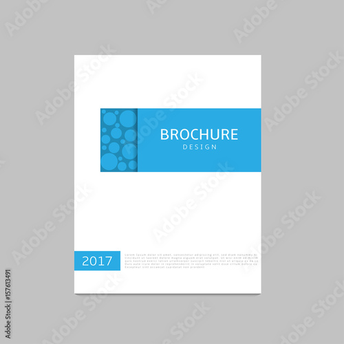 Abstract business brochure