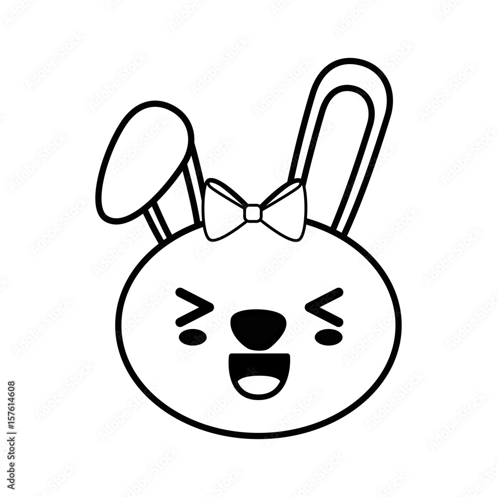 Bunny kawaii cartoon icon vector illustration graphic design Bunny kawaii cartoon icon vector illustration graphic design