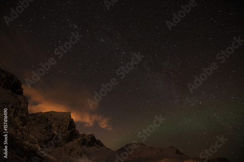 Nachthimmel im Winter in Norwegen © U. Gernhoefer