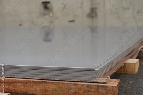 stack of stainless steel sheet