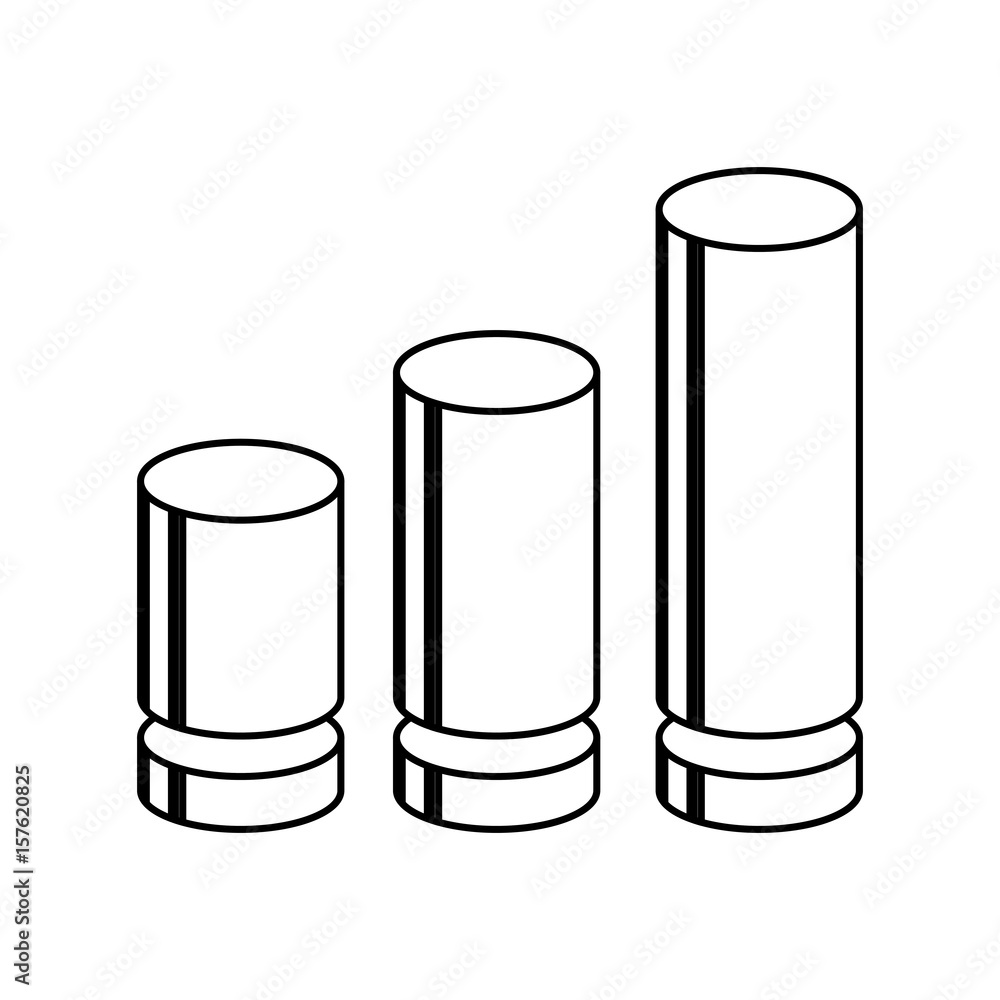 statistics trend growing vector illustration graphic design icon statistics trend growing vector illustration graphic design icon