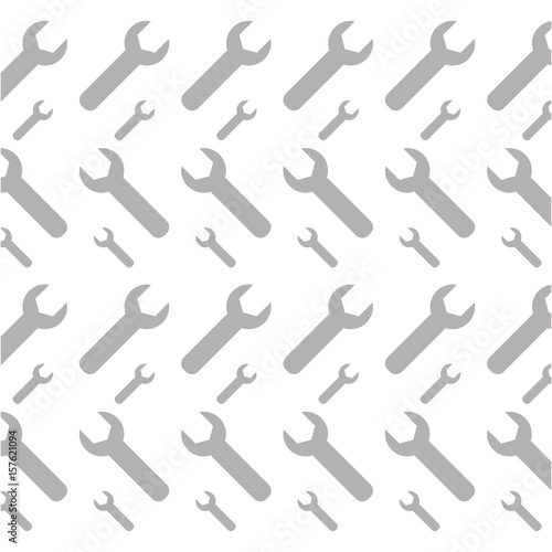 Spanner tool wrench vector illustration graphic design icon