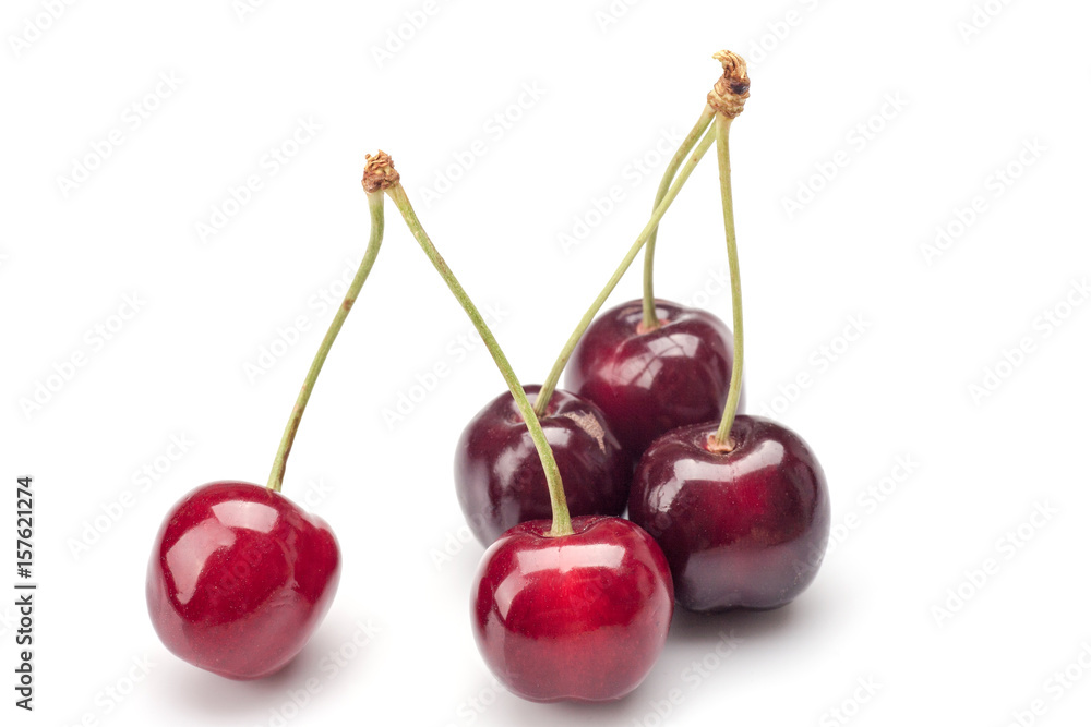 Cherries isolated on white Cherries isolated on white