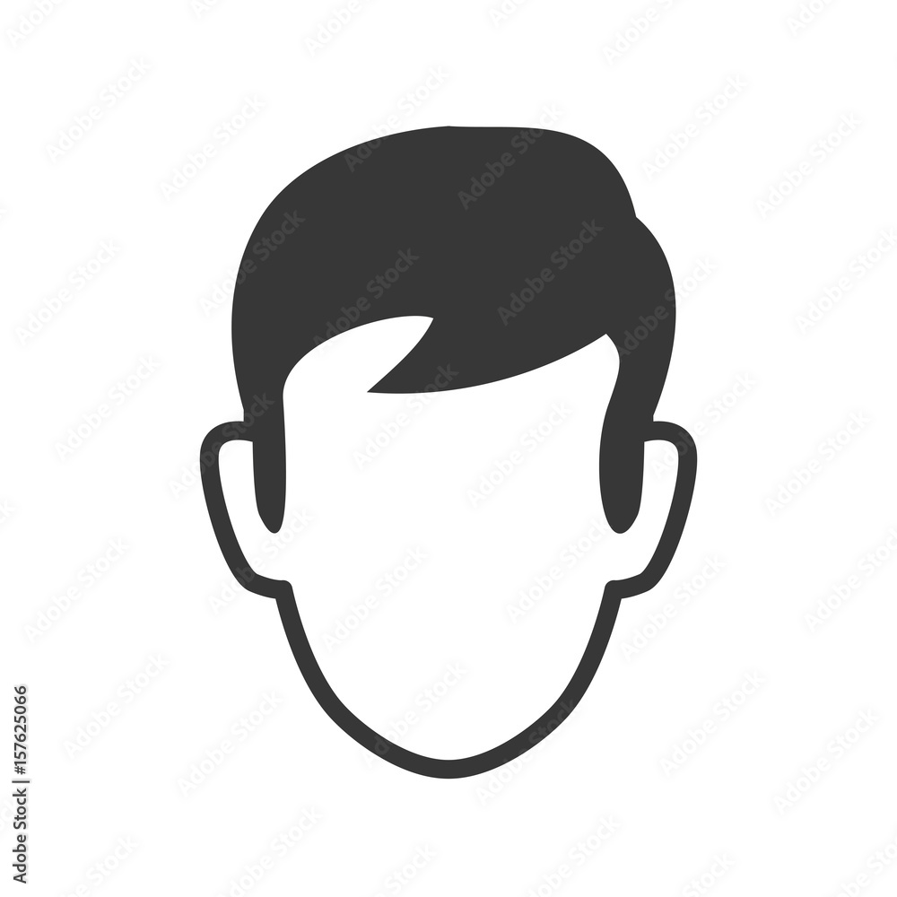 Man faceless avatar icon vector illustration graphic design Man faceless avatar icon vector illustration graphic design