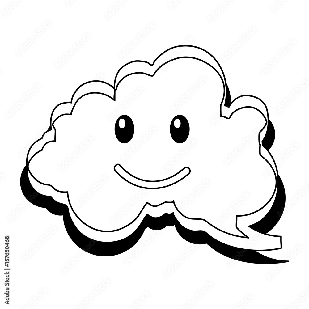 speech bubble happy comic character vector illustration design speech bubble happy comic character vector illustration design