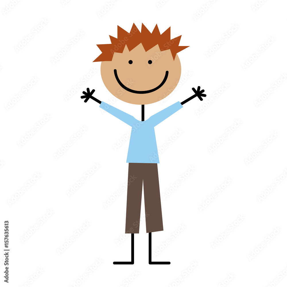 cute boy drawing icon vector illustration design cute boy drawing icon vector illustration design