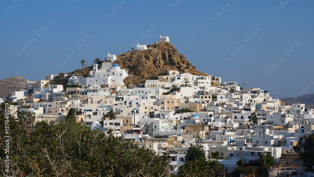 Photo of picturesque island of Ios on a summer morning, Cyclades, Greece