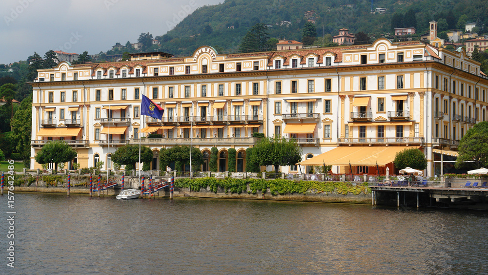 Fototapeta premium Photo of iconic lake Como and Lugano, Italy