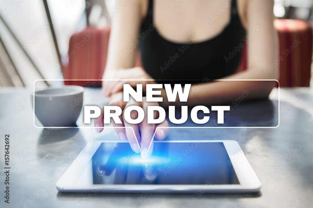 Woman using tablet pc and selecting new product. Woman using tablet pc and selecting new product.